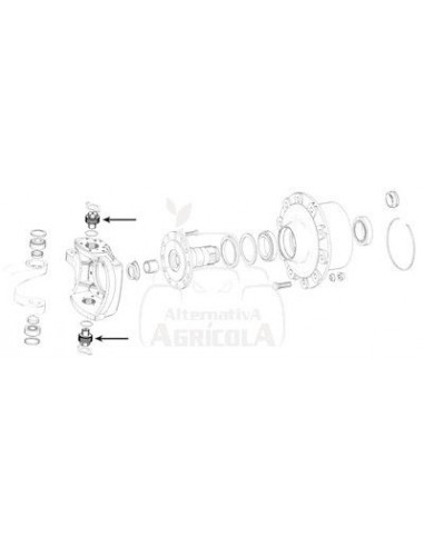 Pivote de giro Case-IH, Fendt, John Deere 81927576