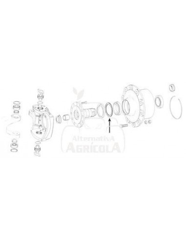 ARANDELA 78 X 94 X 1.5 MM