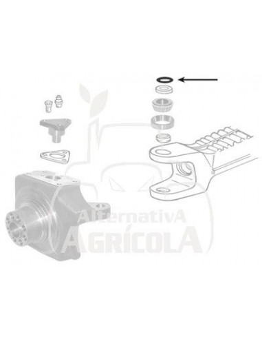 Junta tórica 34 x 3 mm  Case-IH, John Deere 83927817