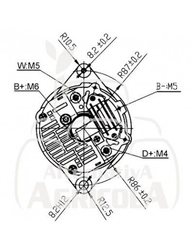 ALTERNADOR 12/14V 65A