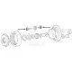 Arandela de rodamiento Case, John Deere 3146668R1