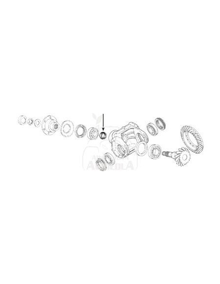 Casquillo Ø 30.5 x 35 x 12.5 mm Case-IH 3216560R1