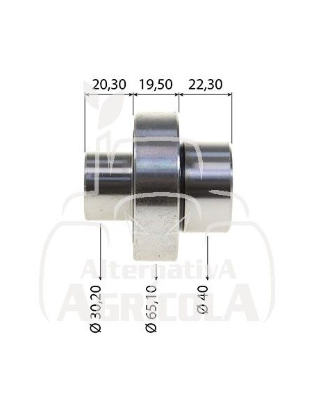 Pivote de giro Case-IH, Fendt, John Deere 3084904M1