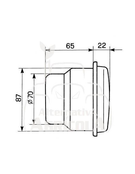 ÓPTICA DELANTERA IZQUIERDA Y DERECHA - 144 x 91 mm