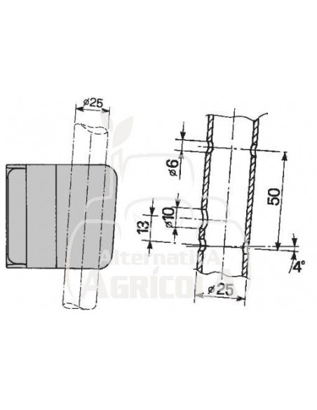 PILOTO DELANTERO COBO - IZQUIERDO - 122 x 82 mm