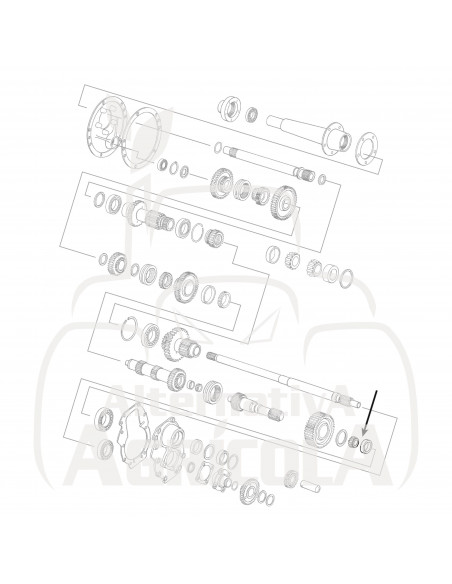 RODAMIENTO INTERIOR Ø 41,28 x 73,43 x 19,70 mm