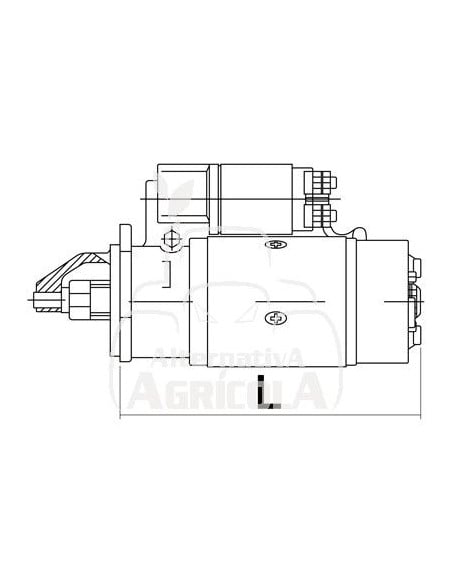 MOTOR DE ARRANQUE 12V - 2,5 KW