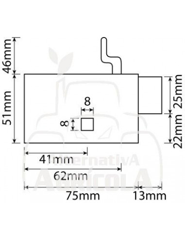 CERRADURA INTERIOR DERECHA