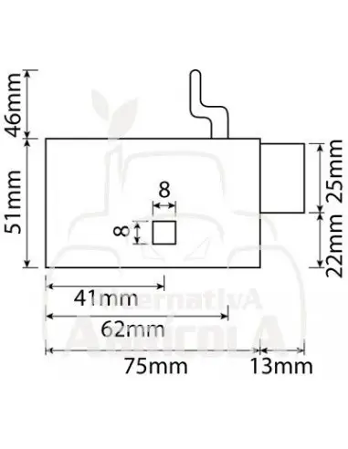 CERRADURA INTERIOR DERECHA