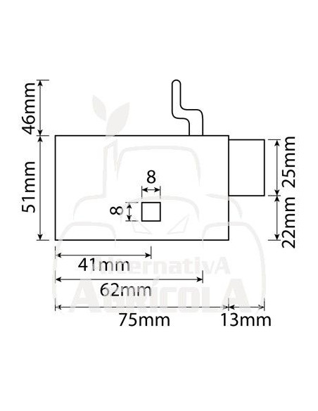 CERRADURA INTERIOR DERECHA