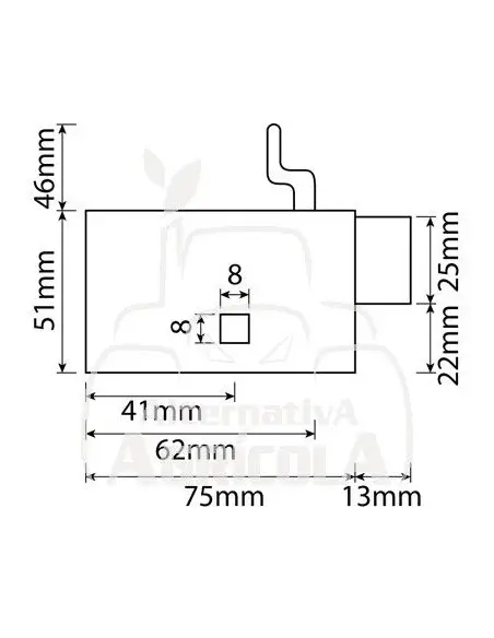 CERRADURA INTERIOR DERECHA