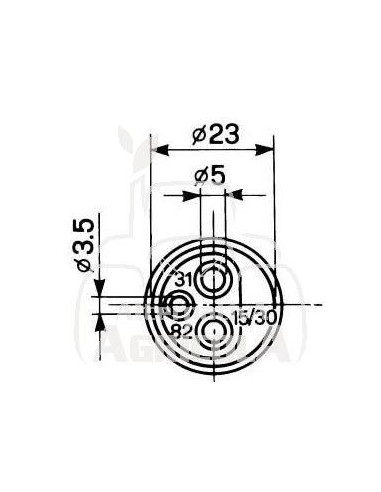 ENCHUFE DE PLÁSTICO 3 POLOS HEMBRAS - 12/24V