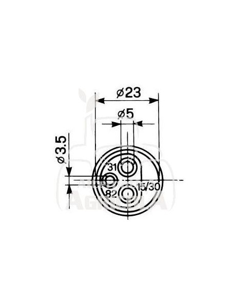 ENCHUFE DE PLÁSTICO 3 POLOS HEMBRAS - 12/24V