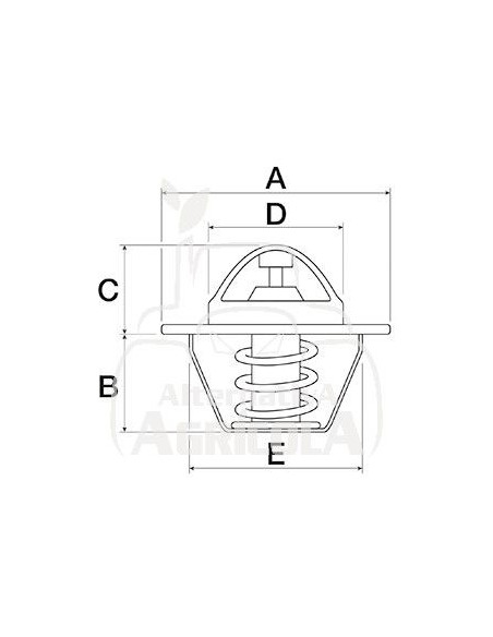 TERMOSTATO Ø 54.10 MM - Alt. 52.60 MM - 82°C