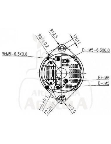 ALTERNADOR 12/14V 55A