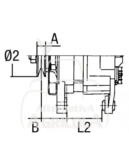 ALTERNADOR 12/14V 55A