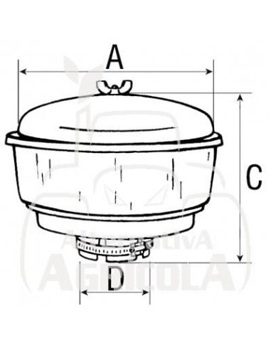 Prefiltro purificador de aire Ø 102 mm