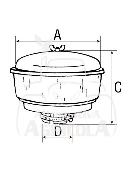 Prefiltro purificador de aire Ø 102 mm