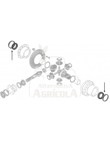 RODAMIENTO DE RODILLOS CÓNICO Ø 73,03 x 112,71 x 25,40 mm