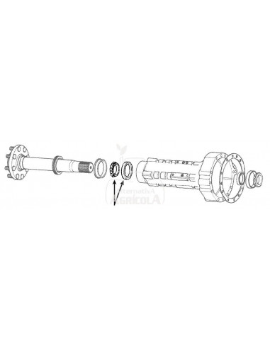 RODAMIENTO DE BOLAS Ø 75 X 130 X 25 MM