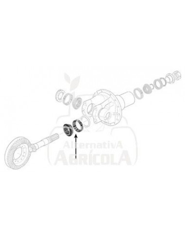 RODAMIENTO FRONTAL 79,9 x 39,9 MM