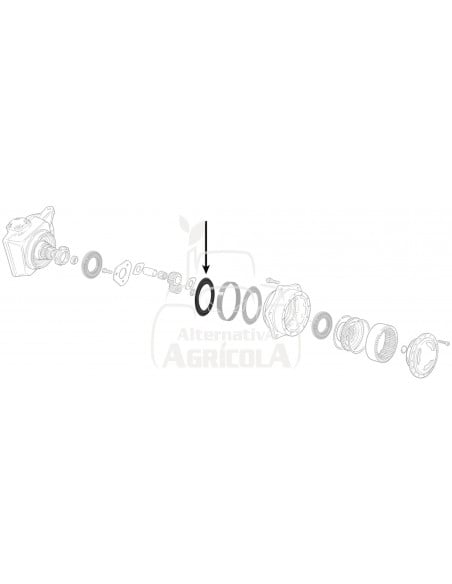 RETÉN Ø 165 x 190 x 15,5/17 mm