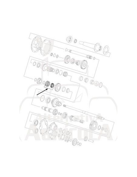Engranaje sincronizado Ø 67.73 x 97.94 mm 83960027