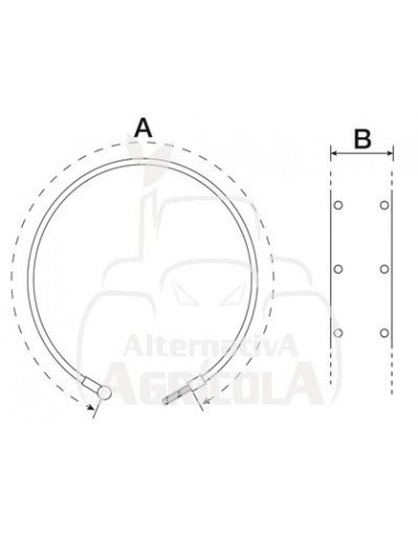 CINTA DE FRENO L 520 mm