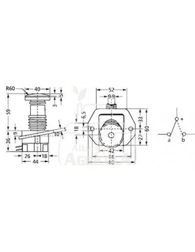 Botón interruptor de la válvula de control Ford 83960216