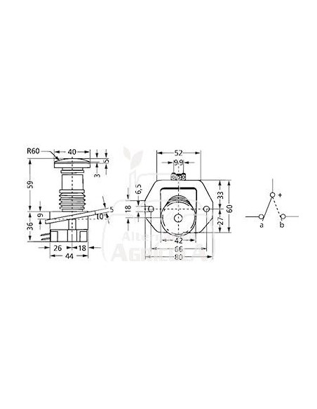 Botón interruptor de la válvula de control Ford 83960216