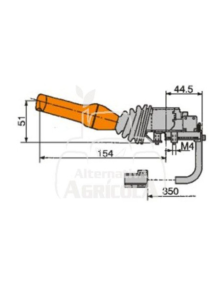 Interruptor combinado adelante / atrás New Holland 47132542
