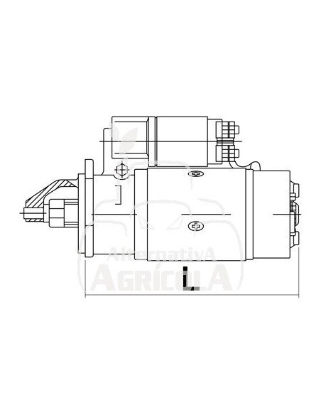 MOTOR DE ARRANQUE 12V - 2,7 KW