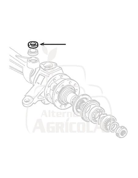 RETÉN MANGUETA Ø 56 x 70 x 8 mm