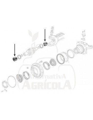 CASQUILLO Ø 45 X 50 X 25 MM