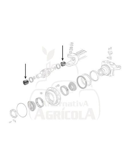 CASQUILLO Ø 45 X 50 X 25 MM