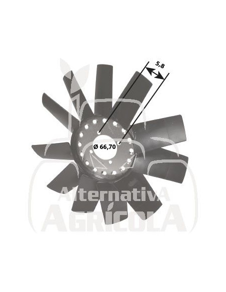 ASPAS DE VENTILADOR 11 ASPAS