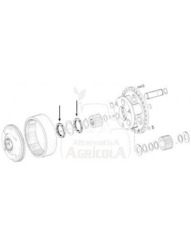 ARANDELA DE FRENO Ø 55.3 MM
