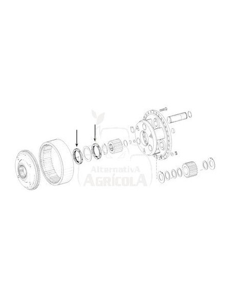 ARANDELA DE FRENO Ø 55.3 MM