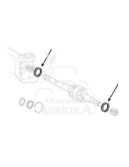 RETÉN Ø 55 x 82 x 16,5 mm
