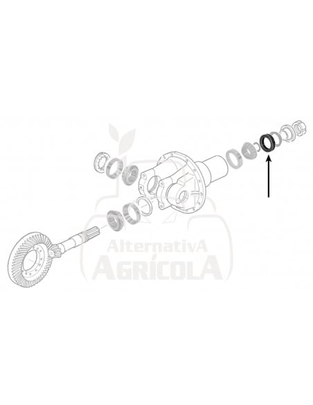 RETÉN Ø 55 x 82 x 16,5 mm