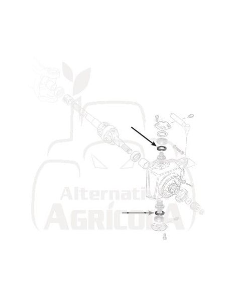 Retén Ø 55 x 72 x 10 mm 392184X1