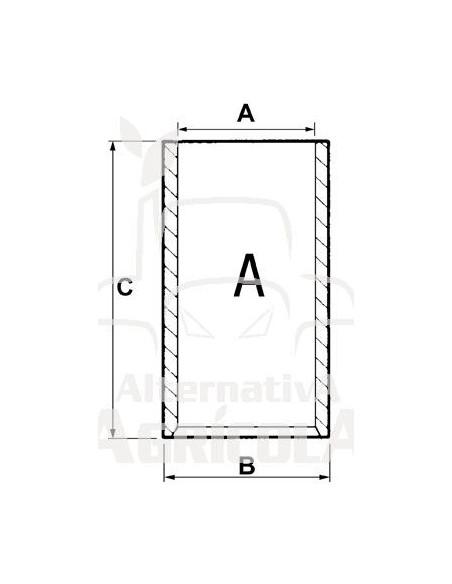CAMISA DE CILINDRO SEMITERMINADA Ø 101 X 104.56 MM - L 200 MM