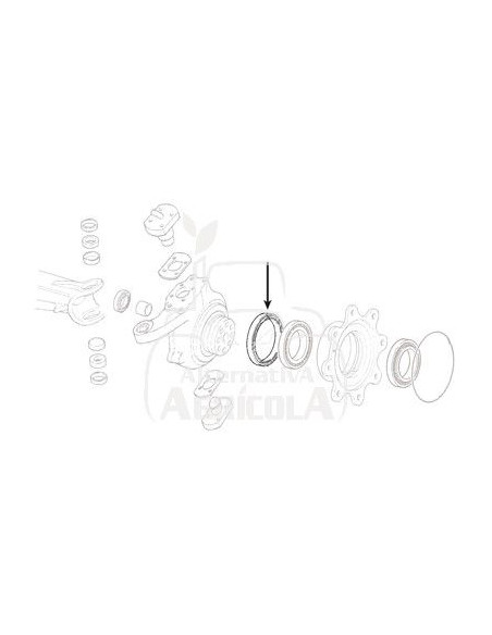 RETÉN Ø 130 x 160 x 14,5/17 mm