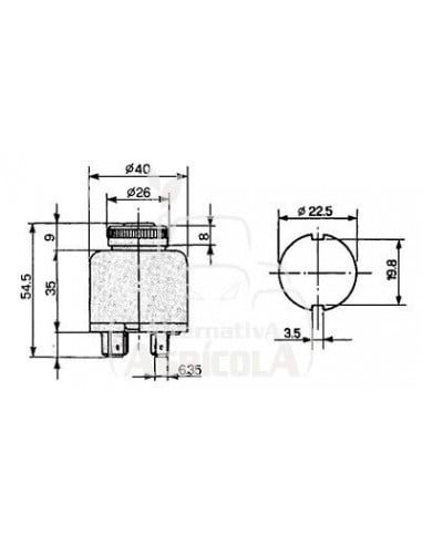 INTERRUPTOR DE ARRANQUE 3 POSICIONES