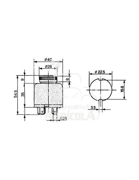 INTERRUPTOR DE ARRANQUE 3 POSICIONES