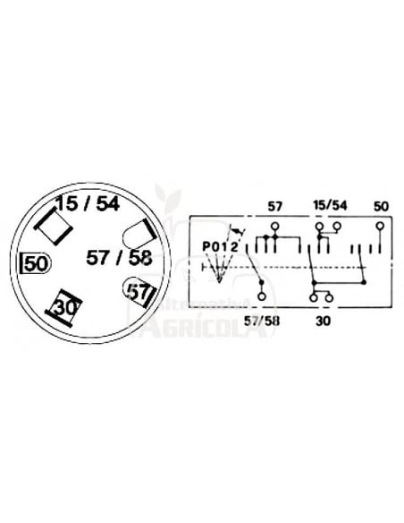 INTERRUPTOR DE ARRANQUE 3 POSICIONES