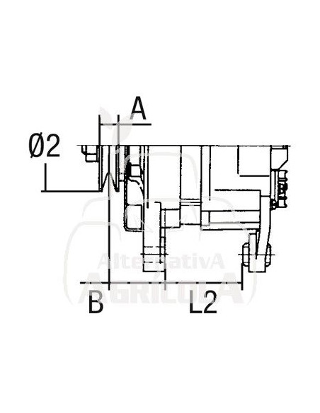 ALTERNADOR 12/14V 65A