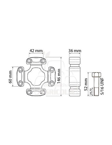 Cruceta Case-IH, New Holland 84355365