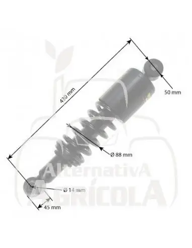 AMORTIGUADOR TRASERO DE CABINA