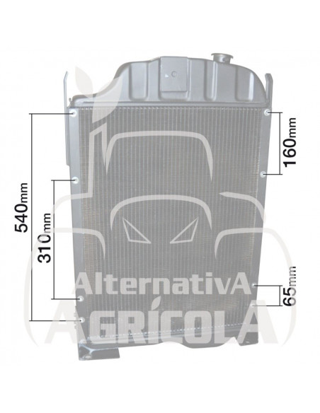 Radiador Tractores John Deere series 50 y 55